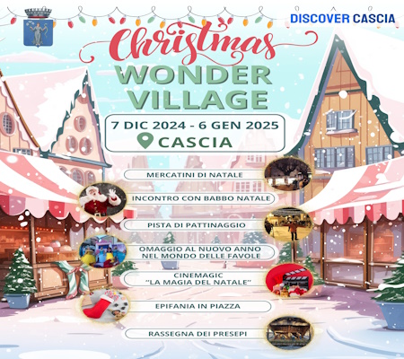  playbill Cascia Christmas Wonder Village - Cascia 
